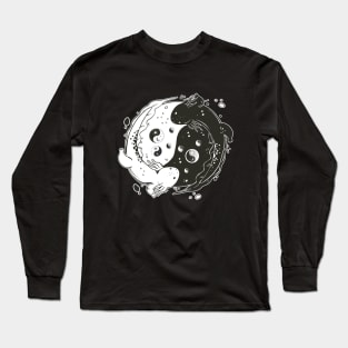 Yin Yang Axolotl Long Sleeve T-Shirt